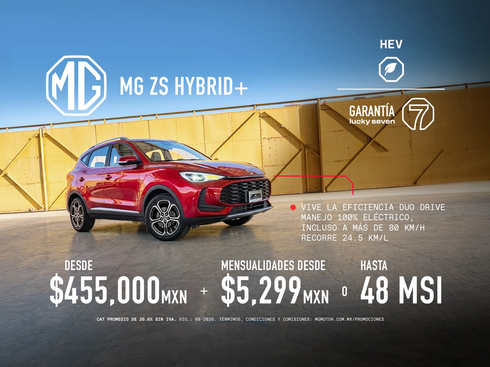 Precio desde $455,000 + Mensualidad desde $5,299 o 48 MSI