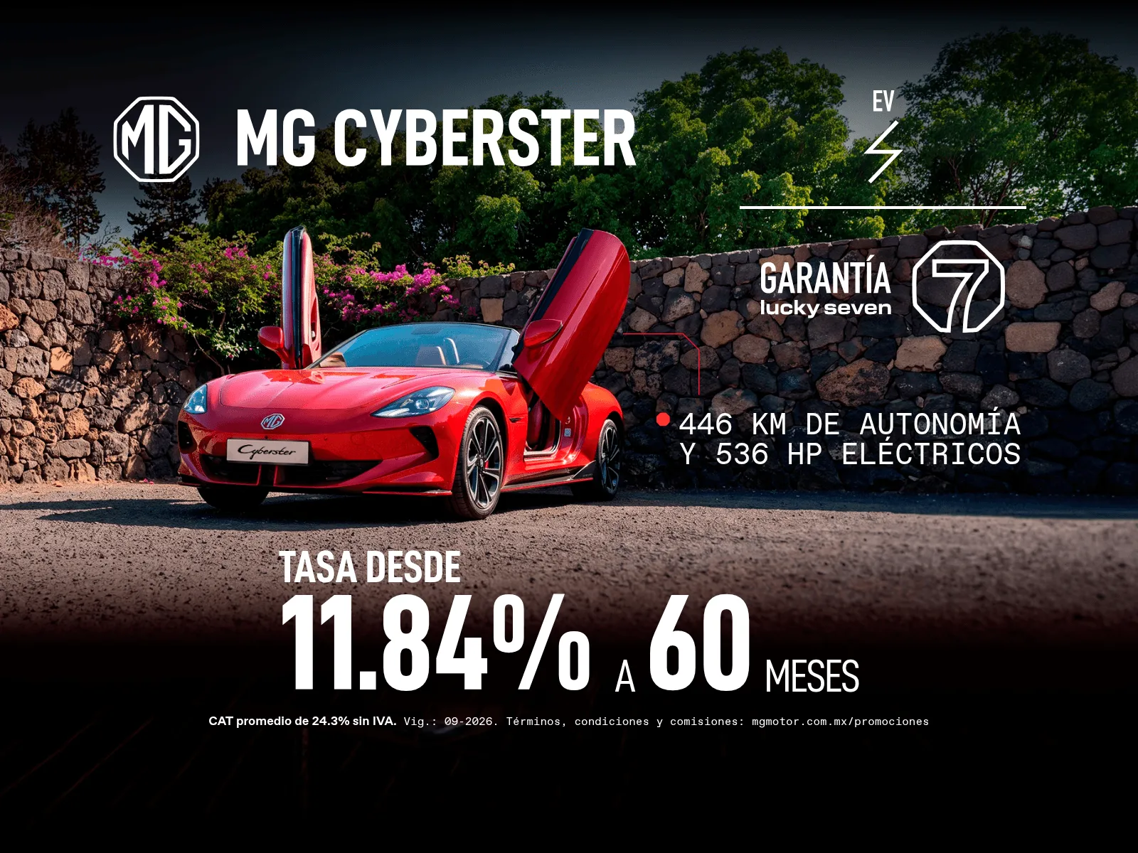 Tasa desde el 11.84% a 60 meses