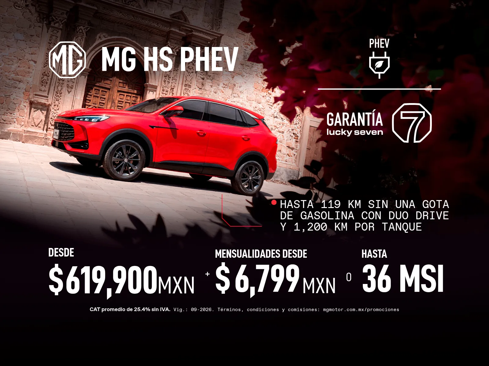 Precio desde $619,900 + Mensualidad desde $6,799 o 36 MSI