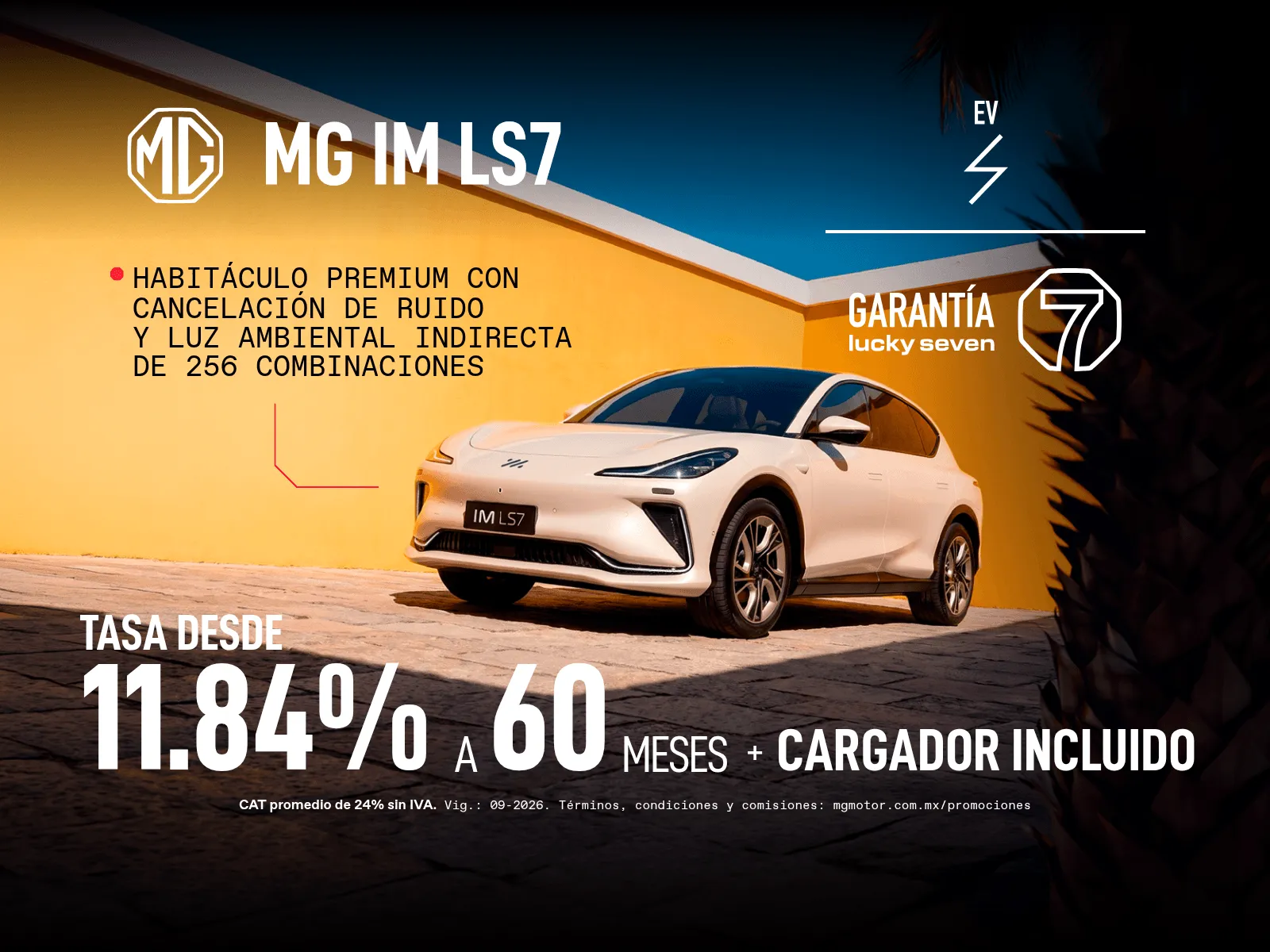 Tasa desde el 11.84% a 60 meses + cargador incluido.